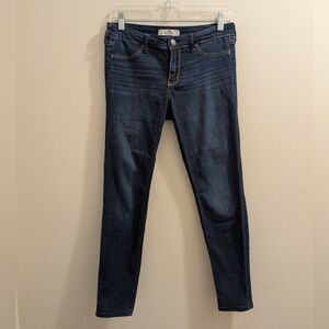 Hollister Women's Skinny Jeans Size 7S - W28 L27 - Dark Stretch - Petite/Short
